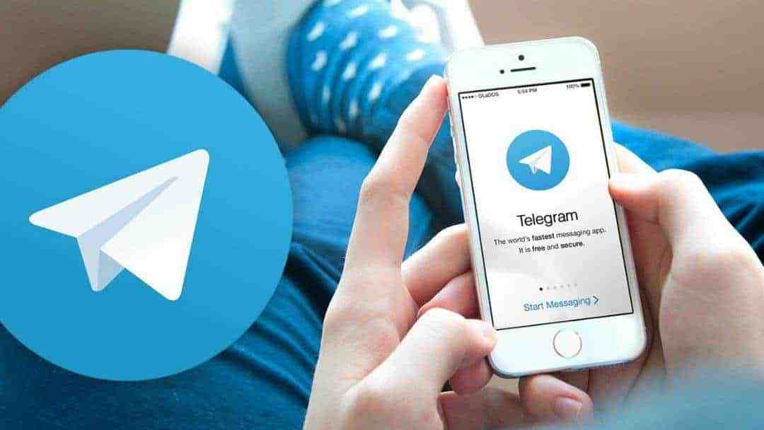 Telegram app on mobile