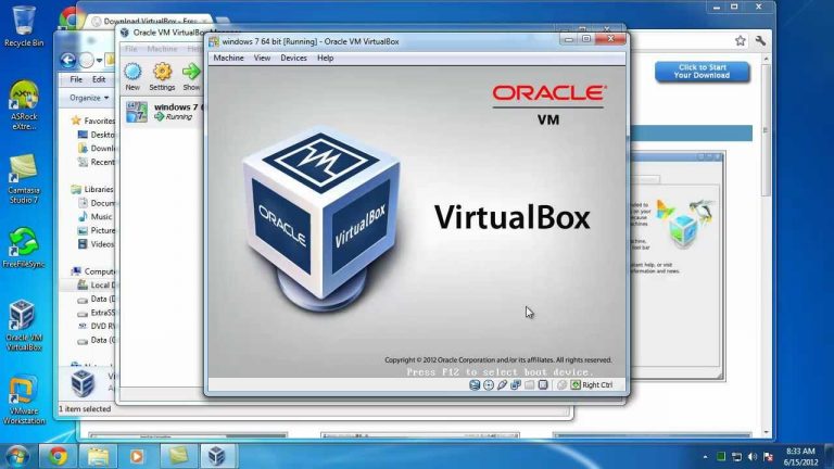 Creating and configuring a virtual machine in Oracle VM VirtualBox