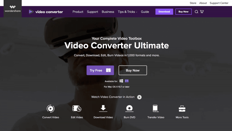 Wondershare UniConverter is the best converting tool