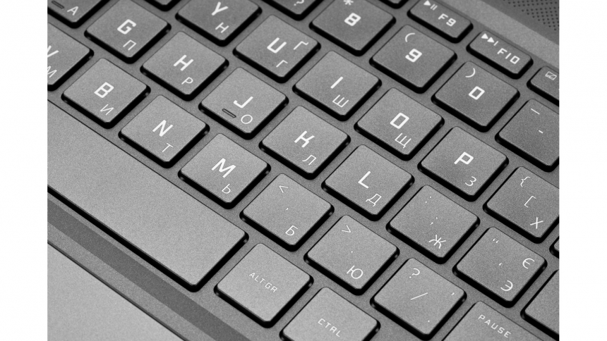 HP Victus 16 keyboard
